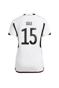 Duitsland Niklas Sule #15 Voetbaltruitje Thuis tenue Dames WK 2022 Korte Mouw